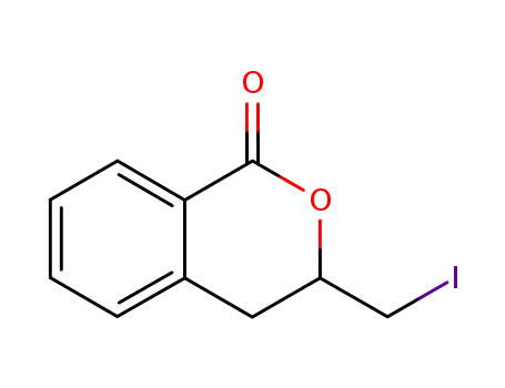 1H-2-Benzopyran-1-one, 3,4-dihydro-3-(iodomethyl)-