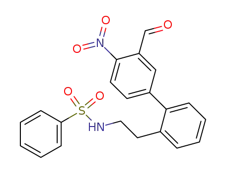 N-[2-(3'-formyl-4'-nitro-biphenyl-2-yl)-ethyl]-benzenesulfonamide