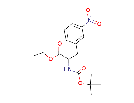 Phenylalanine, N-[(1,1-dimethylethoxy)carbonyl]-3-nitro-, ethyl ester