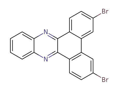 Molecular Structure of 112865-07-3 (3,6-dibromodibenzo[a,c]phenazine)