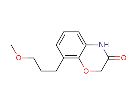 Molecular Structure of 805238-63-5 (2H-1,4-Benzoxazin-3(4H)-one, 8-(3-methoxypropyl)-)