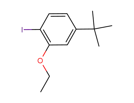 Molecular Structure of 870007-40-2 (4-(Tert-Butyl)-2-Ethoxy-1-Iodobenzene)