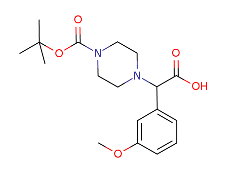 1-Piperazineaceticacid, 4-[(1,1-dimethylethoxy)carbonyl]-a-(3-methoxyphenyl)-