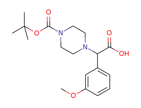 2-(4-Boc-piperazinyl)-2-(3-methoxyphenyl)acetic acid