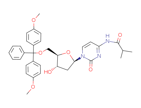 N-[1-[5-[[Bis(4-methoxyphenyl)-phenylmethoxy]methyl]-4-hydroxyoxolan-2-yl]-2-oxopyrimidin-4-yl]-2-methylpropanamide