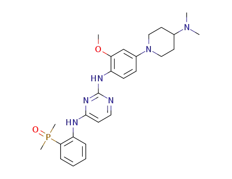 N<sub>2</sub>-[4-[4-(dimethylamino)-1-piperidyl]-2-methoxyphenyl]-N<sub>4</sub>-[2-(dimethylphosphoryl)phenyl]-2,4-diaminopyrimidine