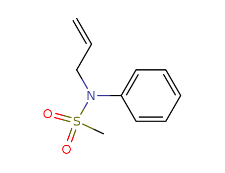 Molecular Structure of 17240-55-0 (Methanesulfonamide, N-phenyl-N-2-propenyl-)