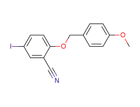 Benzonitrile, 5-iodo-2-[(4-methoxyphenyl)methoxy]-