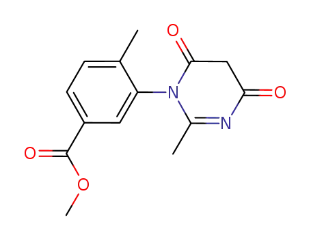 Benzoic acid,
3-(5,6-dihydro-2-methyl-4,6-dioxo-1(4H)-pyrimidinyl)-4-methyl-, methyl
ester