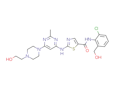Molecular Structure of 910297-58-4 (Hydroxymethyl Dasatinib)