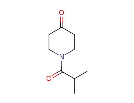 Molecular Structure of 86996-26-1 (1-isobutyrylpiperidin-4-one)