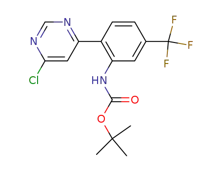 Carbamic acid, [2-(6-chloro-4-pyrimidinyl)-5-(trifluoromethyl)phenyl]-,
1,1-dimethylethyl ester