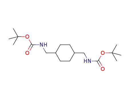 Molecular Structure of 736054-16-3 ([4-(tert-butoxycarbonylamino-methyl)-cyclohexylmethyl]-carbamic acid tert-butyl ester)