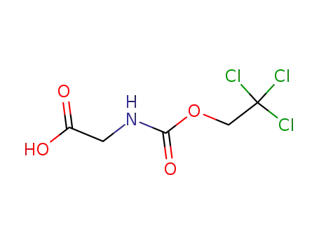 Molecular Structure of 57200-44-9 (Glycine, N-[(2,2,2-trichloroethoxy)carbonyl]-)