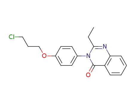 4(3H)-Quinazolinone, 3-[4-(3-chloropropoxy)phenyl]-2-ethyl-