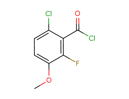 Molecular Structure of 886499-63-4 (6-chloro-2-fluoro-3-methoxybenzoyl chloride)