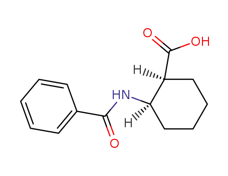 Molecular Structure of 26685-82-5 ((+)-cis-2-Benzamidocyclohexanecarboxylic Acid)