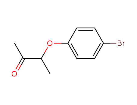 Molecular Structure of 3782-10-3 (3-(4-bromophenoxy)butan-2-one)