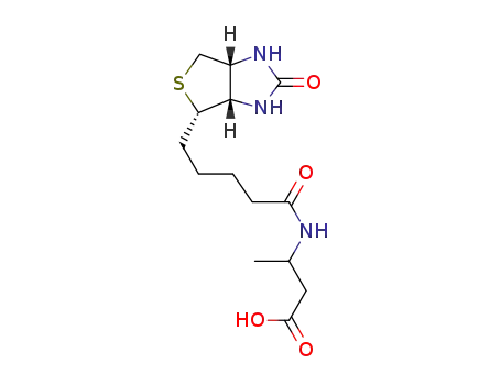 Molecular Structure of 295322-40-6 (3-(biotinamido)butyric acid)