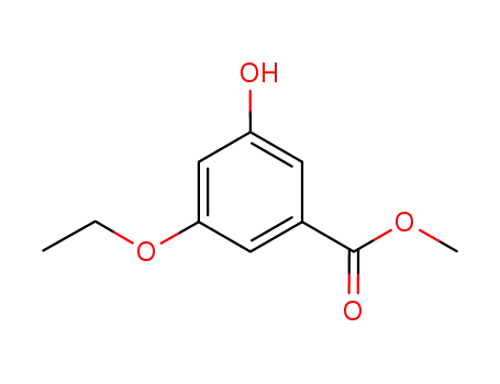 Molecular Structure of 116169-07-4 (Methyl 3-ethoxy-5-hydroxybenzoate)