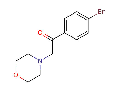 Molecular Structure of 20099-96-1 (1-(4-Bromophenyl)-2-morpholinoethanone)