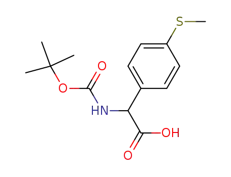 Benzeneacetic acid,
a-[[(1,1-dimethylethoxy)carbonyl]amino]-4-(methylthio)-