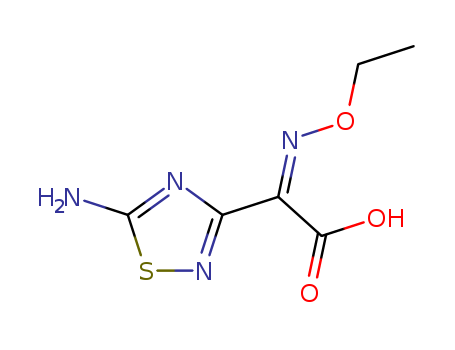 (Z)-2-(5-AMino-1,2,4-thiadiazol-3-yl)-2-ethoxyiMinoacetic acid Cas no.75028-24-9 98%