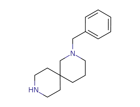 Molecular Structure of 867006-13-1 (2,9-Diazaspiro[5.5]undecane, 2-(phenylmethyl)-)