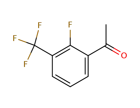 Molecular Structure of 207853-63-2 (2'-FLUORO-3'-(TRIFLUOROMETHYL)ACETOPHENONE)