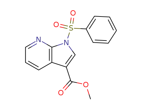 Methyl 1-(phenylsulfonyl)-1H-pyrrolo[2,3-b]pyridine-3-carboxylate