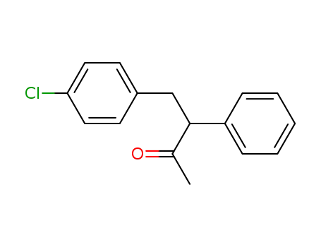 Molecular Structure of 4863-70-1 (4-(4-chlorophenyl)-3-phenylbutan-2-one)