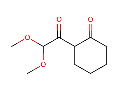 Molecular Structure of 112047-43-5 (2-dimethoxyacetyl-cyclohexanone)