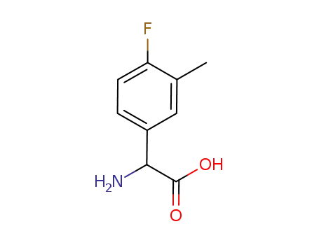 Molecular Structure of 261951-77-3 (4-FLUORO-3-METHYL-DL-PHENYLGLYCINE)