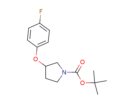 3-(4-fluorophenoxy)-1-Pyrrolidinecarboxylic acid 1,1-dimethylethyl ester