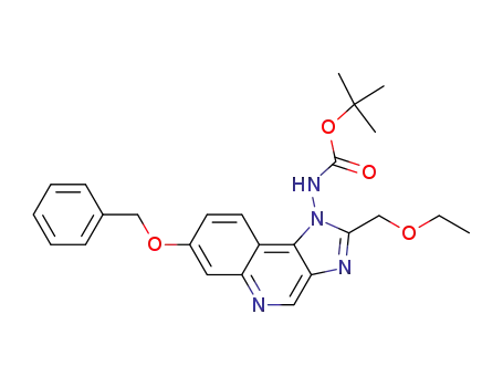 Carbamic acid,
[2-(ethoxymethyl)-7-(phenylmethoxy)-1H-imidazo[4,5-c]quinolin-1-yl]-,
1,1-dimethylethyl ester