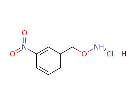 Molecular Structure of 29605-76-3 (1-[(aminooxy)methyl]-3-nitrobenzene hydrochloride (1:1))