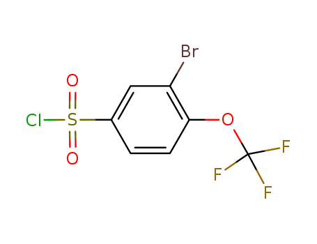 Benzenesulfonyl chloride, 3-bromo-4-(trifluoromethoxy)-