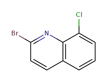 Molecular Structure of 891842-52-7 (2-Bromo-8-chloroquinoline)