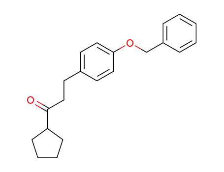 Molecular Structure of 260257-45-2 (4-benzyloxyphenethyl cyclopentyl ketone)