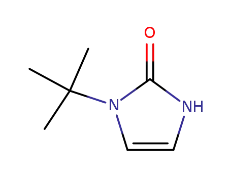 Molecular Structure of 92075-17-7 (2H-Imidazol-2-one, 1-(1,1-dimethylethyl)-1,3-dihydro-)