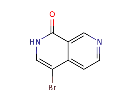 Molecular Structure of 959558-27-1 (4-BroMo-2,7-naphthyridin-...)
