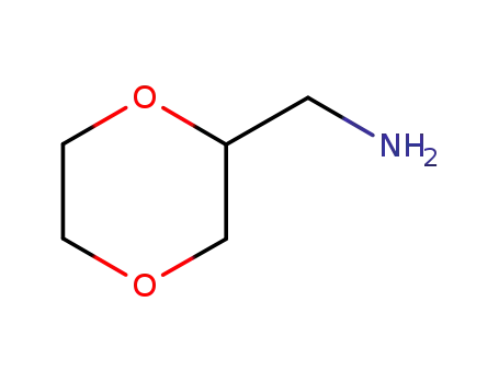 Molecular Structure of 88277-83-2 (C-[1,4]DIOXAN-2-YL-METHYLAMINE)