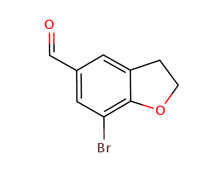 7-bromo-2,3-dihydrobenzofuran-5-carbaldehyde