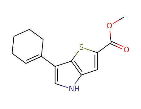 methyl 6-cyclohex-1-en-1-yl-4H-thieno[3,2-b]pyrrole-2-carboxylate
