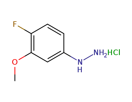 4-fluoro-3-methoxyphenylhydrazine hydrochloride