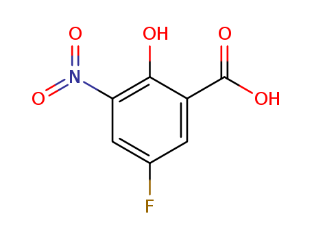 Benzoic acid, 5-fluoro-2-hydroxy-3-nitro-