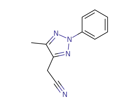 2-Phenyl-4-(cyanomethyl)-5-methyl-2H-1,2,3-triazole