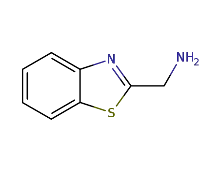 Molecular Structure of 42182-65-0 (1,3-BENZOTHIAZOL-2-YLMETHYLAMINE HYDROCHLORIDE)