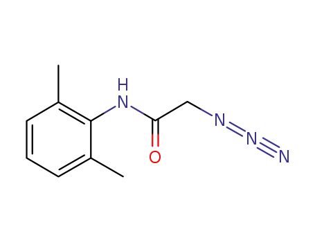 Molecular Structure of 119053-70-2 (Acetamide, 2-azido-N-(2,6-dimethylphenyl)-)
