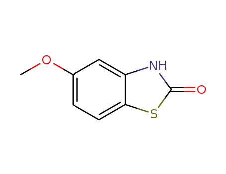 Molecular Structure of 15193-51-8 (5-methoxy-3H-benzothiazol-2-one)
